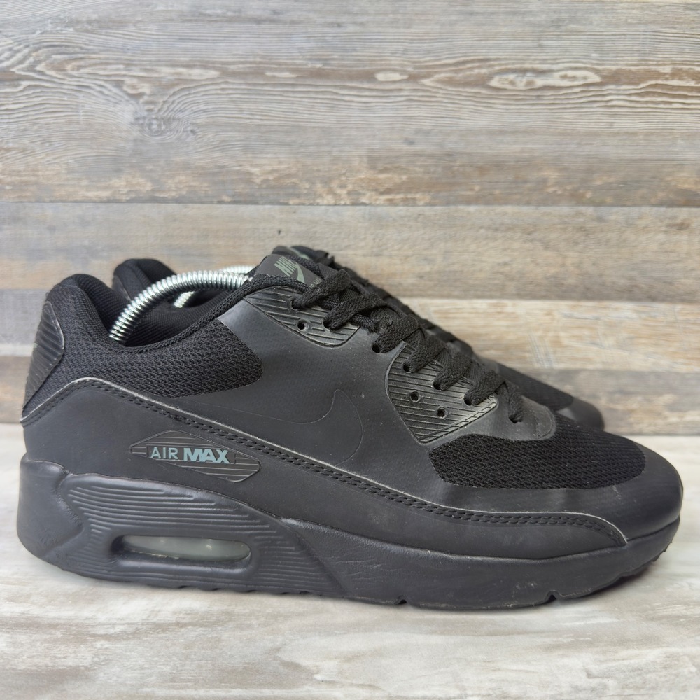 Nike Air Max 90 Ultra 2.0 Essential Triple‎ Black Mens sz 10 Sneakers 875695-002